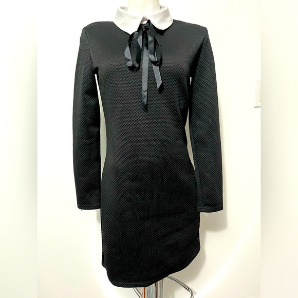 New style Black Dress Long sleeves Size 8 - Picture 2 of 2